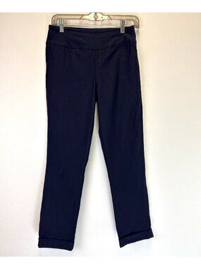 Tribal Navy Blue Dress Pants Women’s Size 4 Flat Front Work Career Slacks